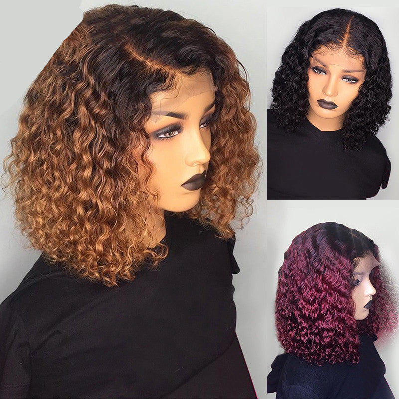 Water wave bob wigs Human Hair Water wave bob wigs Human Hair